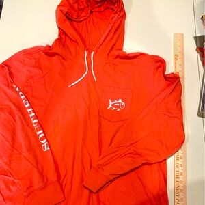 Southern Tide Hooded long sleeve fisherman Cotton TShirt preppy size XL